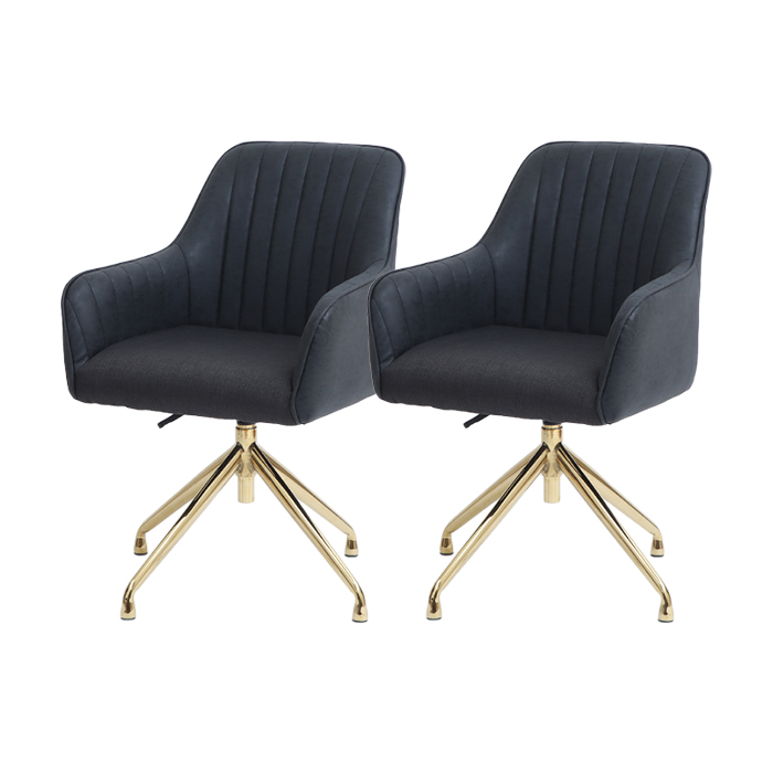 ヤマソロ ダイニングチェア 2脚セット 回転 昇降 チェア 疲れにくい