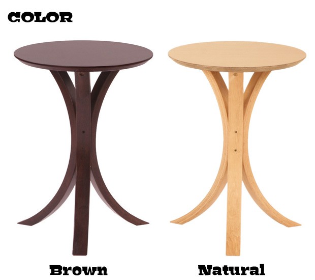 東谷 サイドテーブル 曲木 小さめ テーブル おしゃれ 丸型 曲木 ナイト