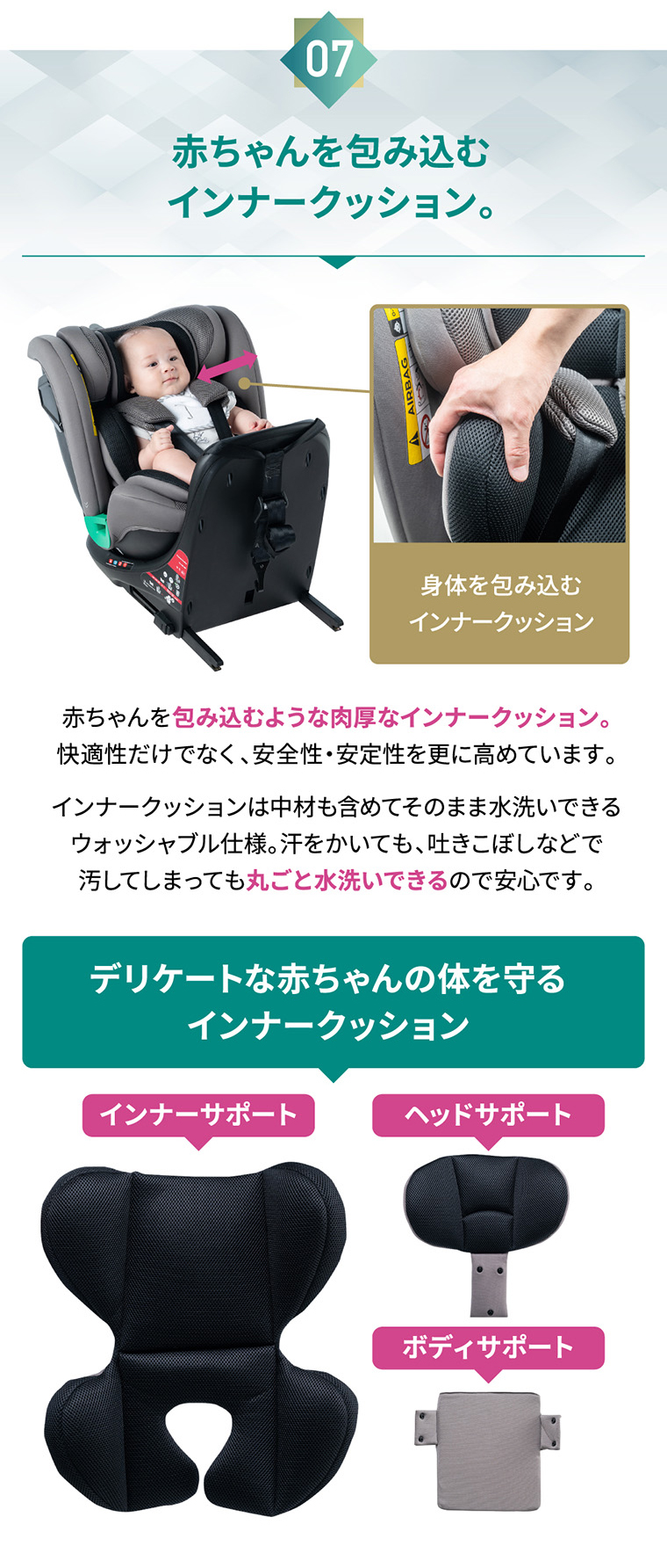 360度回転 足元広々 チャイルドシート ISOFIX【R129適合】新生児から12