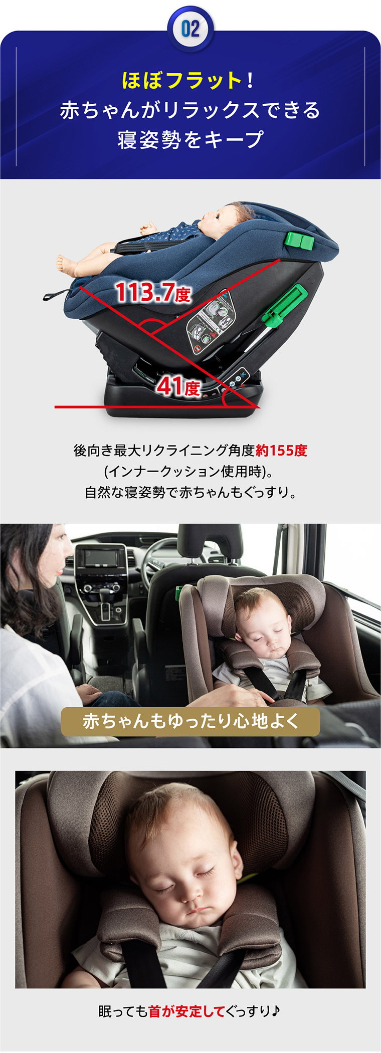 人気モデルリニューアル】ほぼ全ての車に適合！新生児から4歳頃まで
