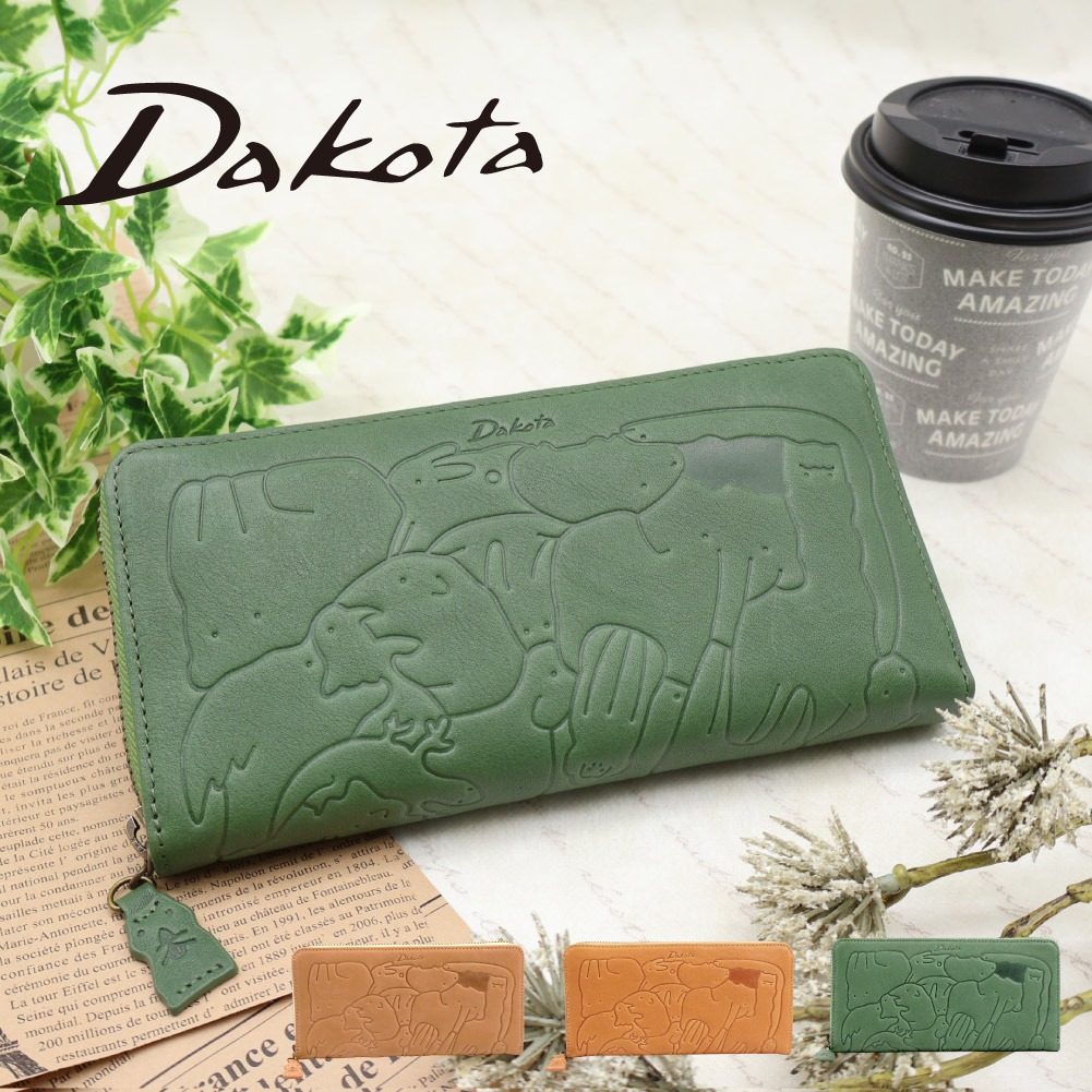 DAKOTAお財布★美品★ Dakota（ダコタ） 財布 長財布 レディース長財布 ブランド 小銭入れ