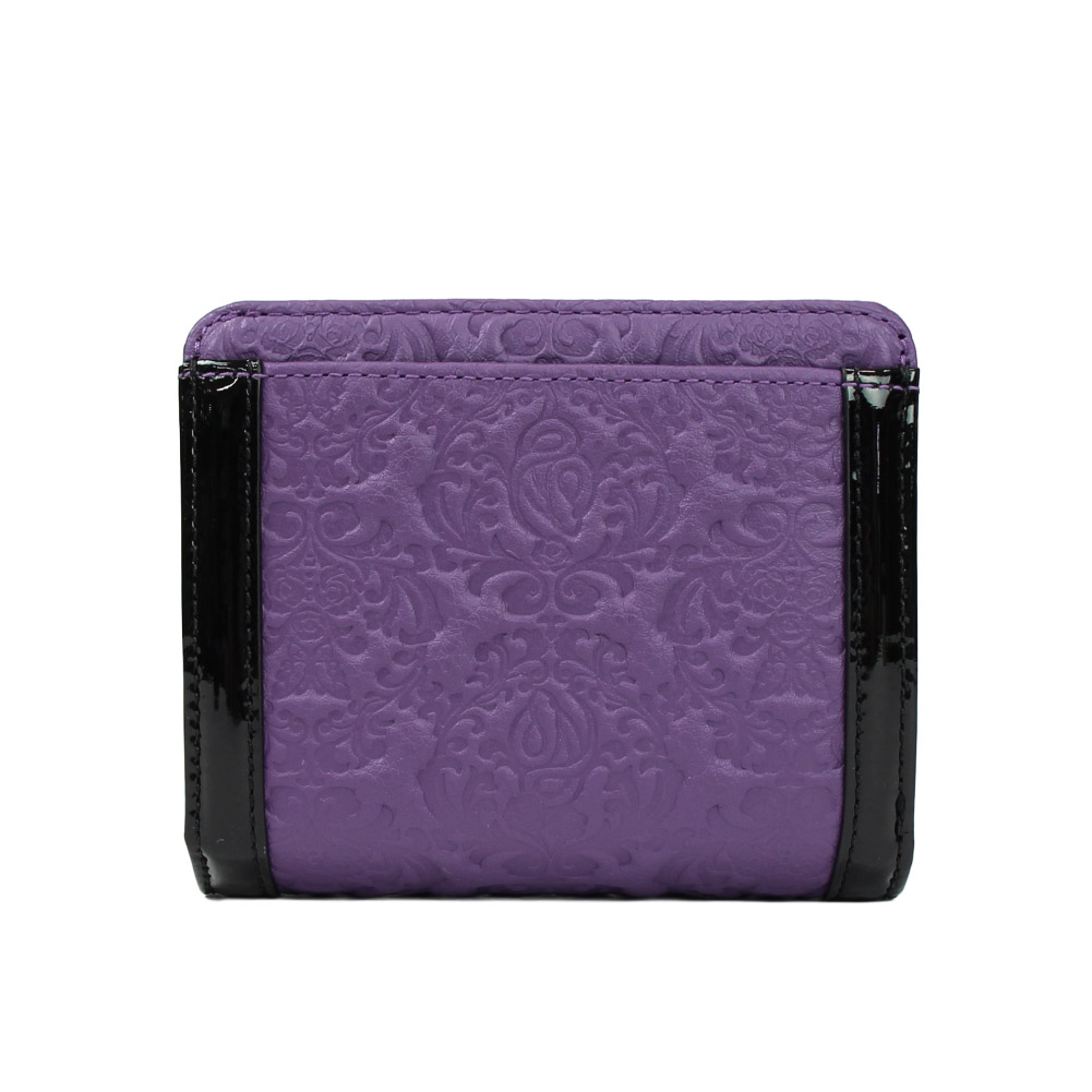 ANNA SUI 二つ折り財布 パープル ブラック ANNA SUI（アナスイ） 二つ折り財布 レディース 財布 二つ折 セルパン