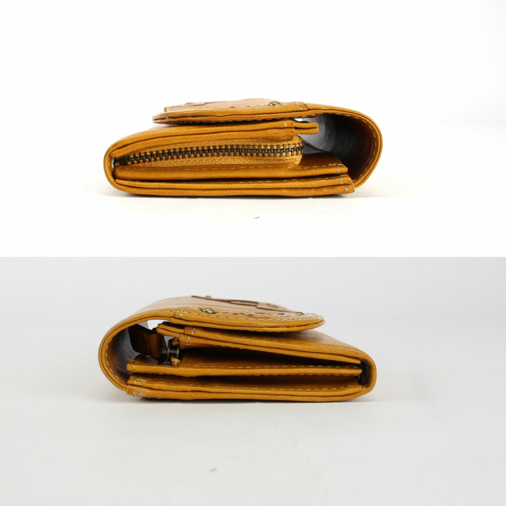 【新品・未使用品】Dakotaダコタ本革被せ長財布マスタード Dakota（ダコタ） 長財布 被せ マーゴット 0031602 フラップ 財布