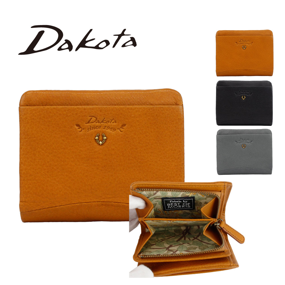 未使用　Dakota　ダコタ　二つ折り財布　レディース財布　レザー　牛革 楽天市場】【かわいいWプレゼント付】 Dakota ダコタ 財布