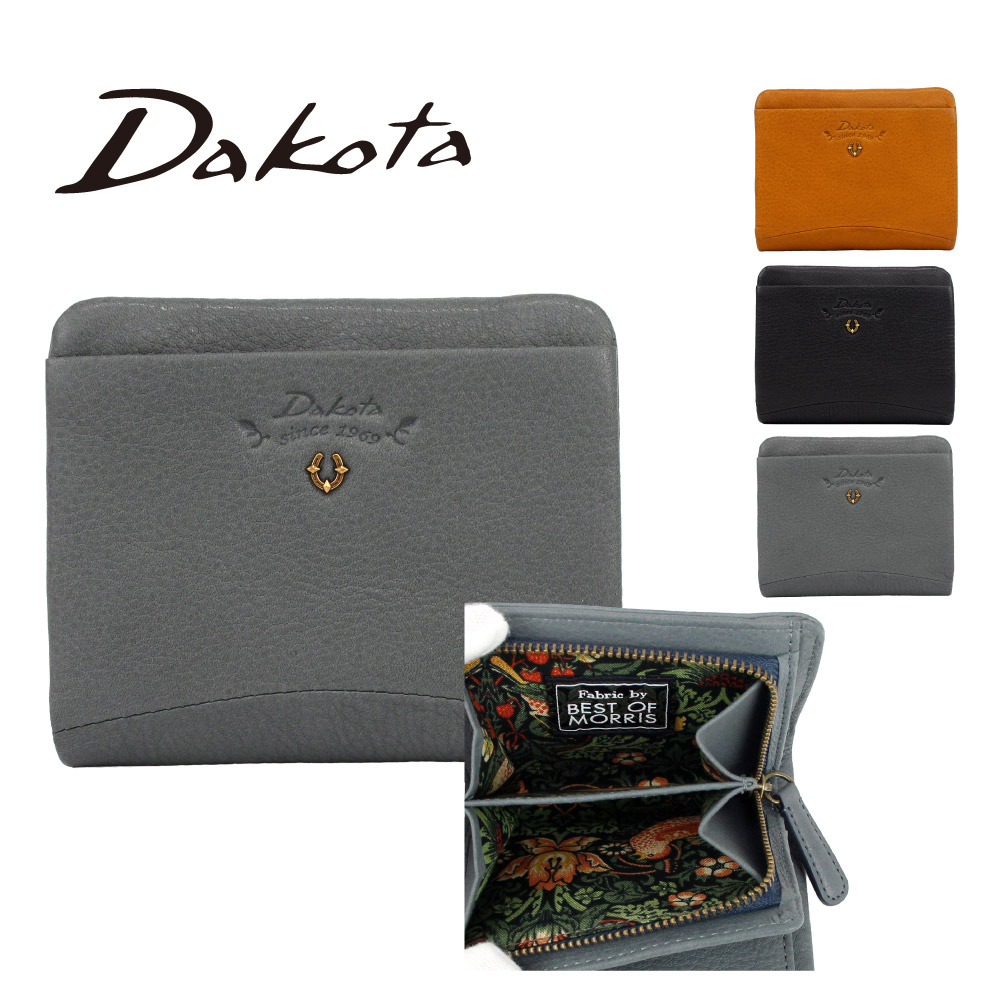 未使用　Dakota　ダコタ　二つ折り財布　レディース財布　レザー　牛革 Dakota 二つ折り財布 ダコタ 財布 レディース 使いやすい 牛革