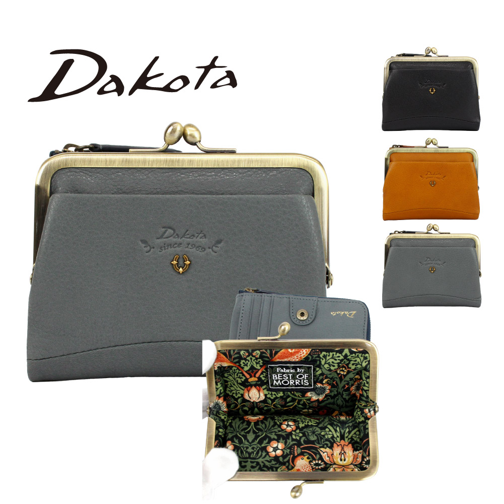 Dakota ダコタ 財布 レディース がま口 がま口財布 二つ折り財布
