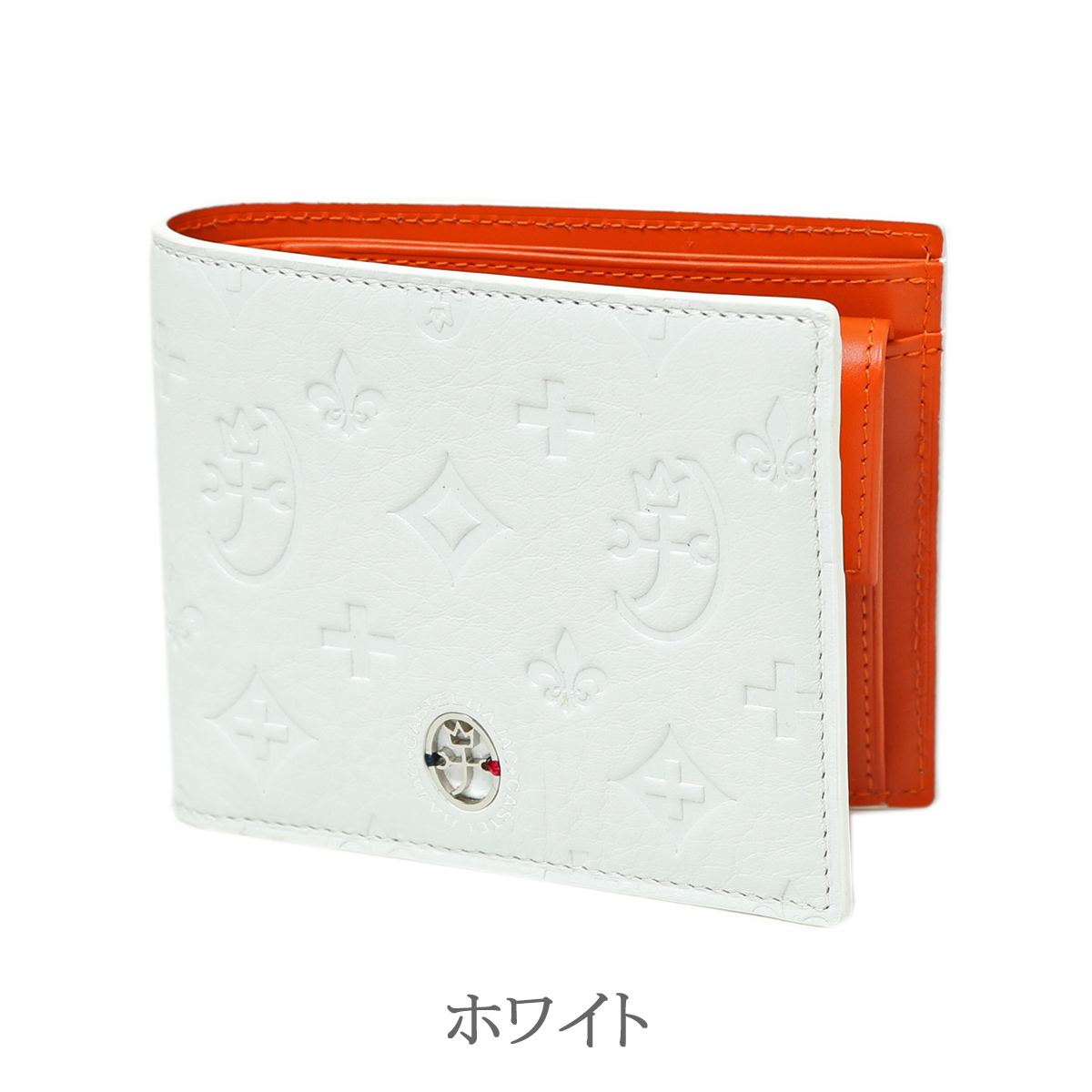 CASTELBAJAC カステルバジャック 二つ折り財布 本革 レザー