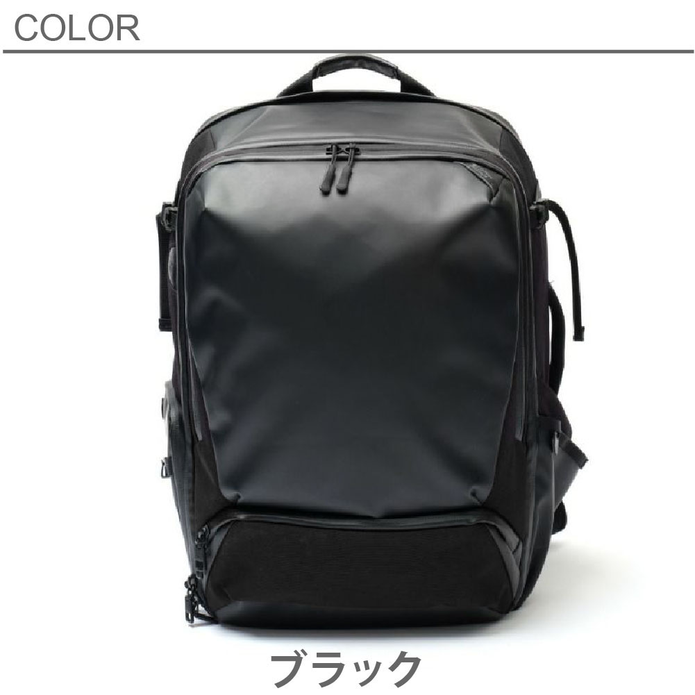 AS2OV（アッソブ） リュックサック メンズ ブラック BLEISURE BACK