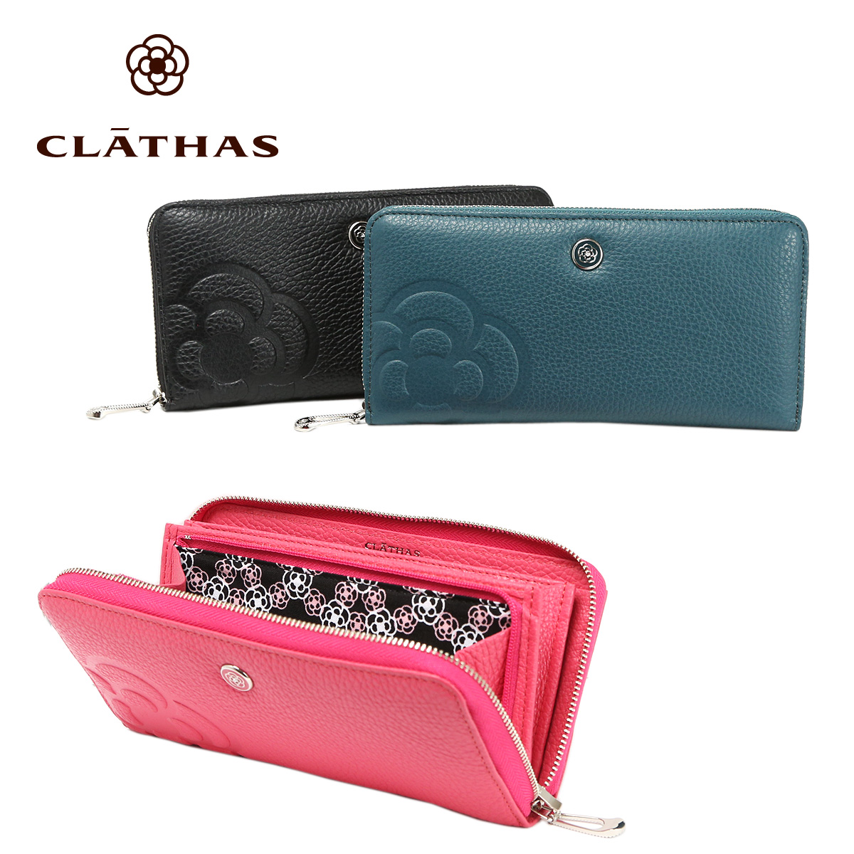 クレイサス(CLATHAS) ファスナー レディース長財布 | 通販・人気