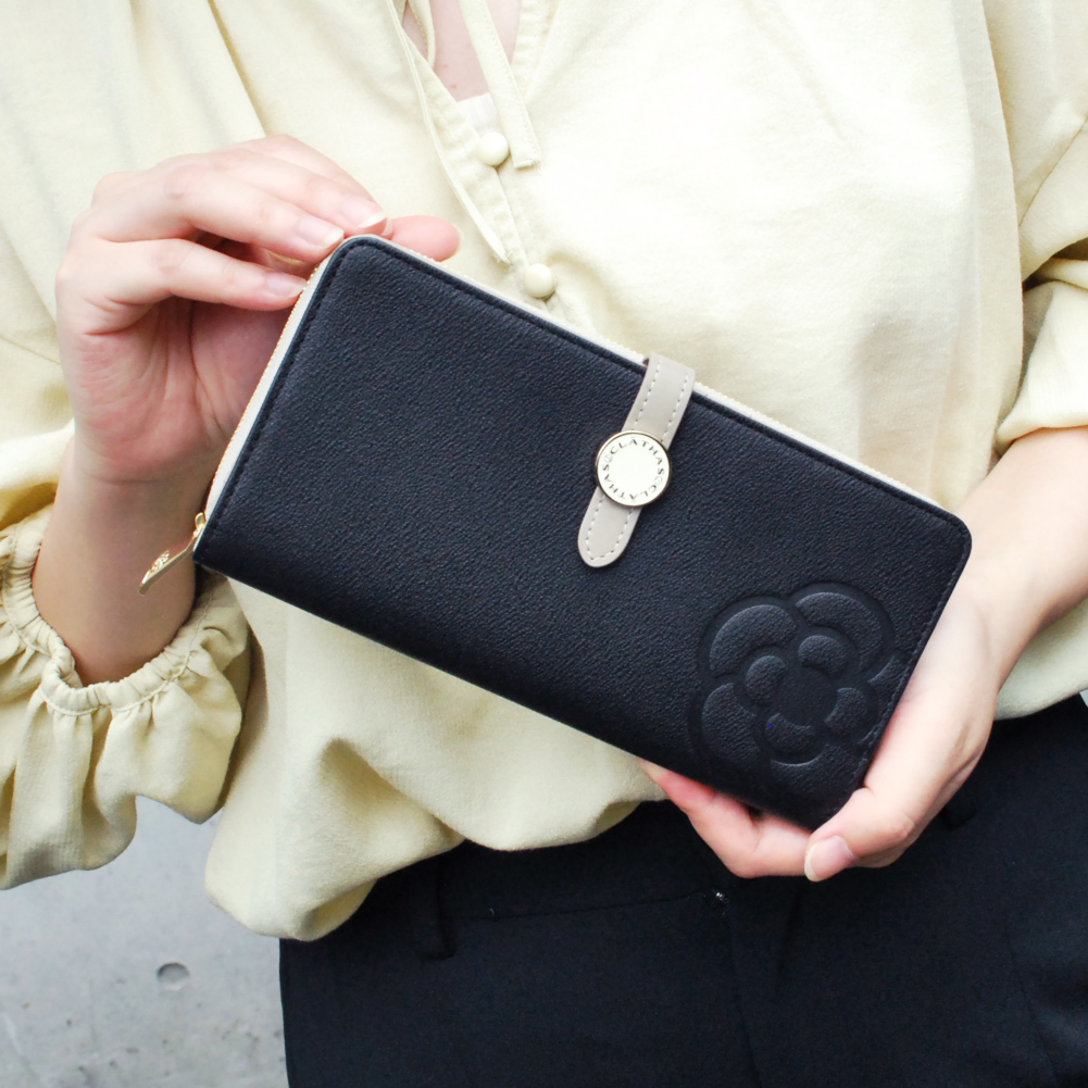 CLATHAS クレイサス 長財布 clathas 財布 ベージュ レディース