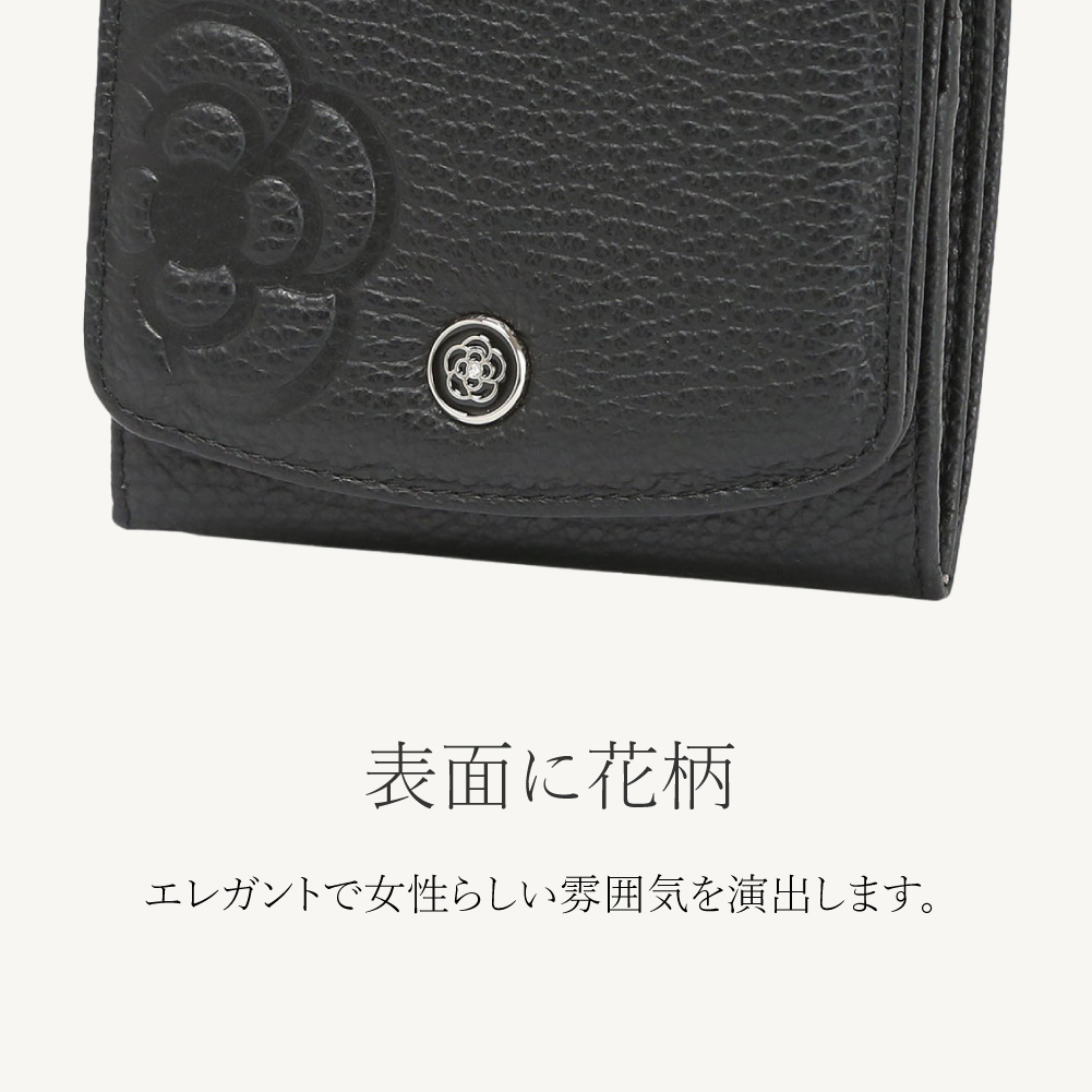 CLATHAS クレイサス 二つ折り財布 折り財布 BOX型小銭入れ 本革