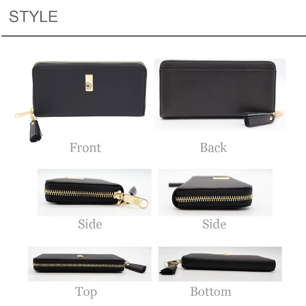 CLATHAS（クレイサス） 財布 長財布 ラウンドファスナー長財布 牛革