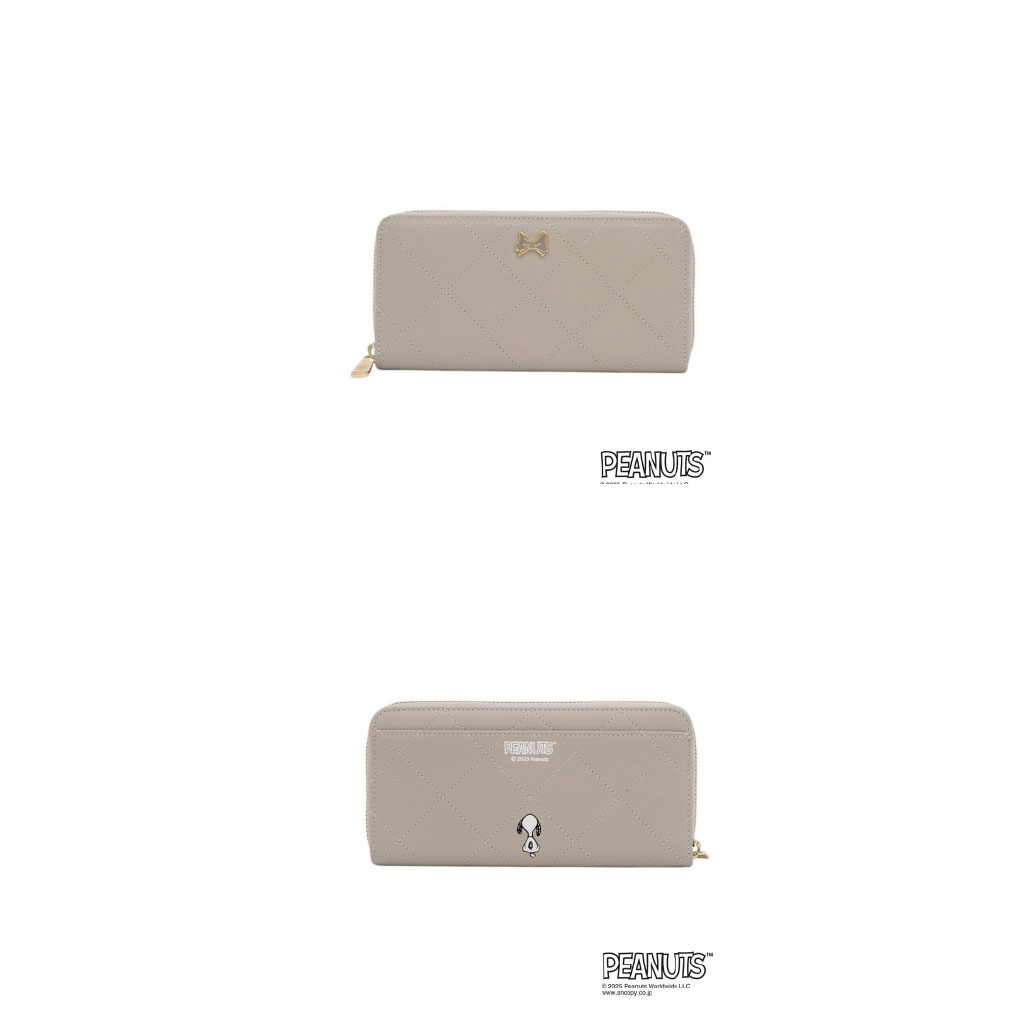 CLATHAS（クレイサス） スヌーピー 財布 長財布 コラボ 牛革 