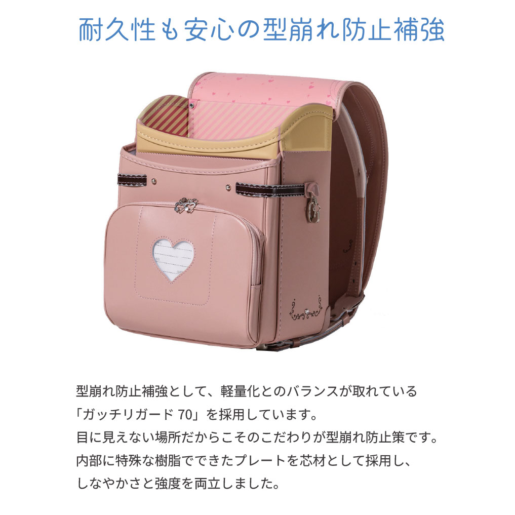 くるピタ マカロンマジック ランドセル 女の子 超ピカ 反射 ふわりぃ