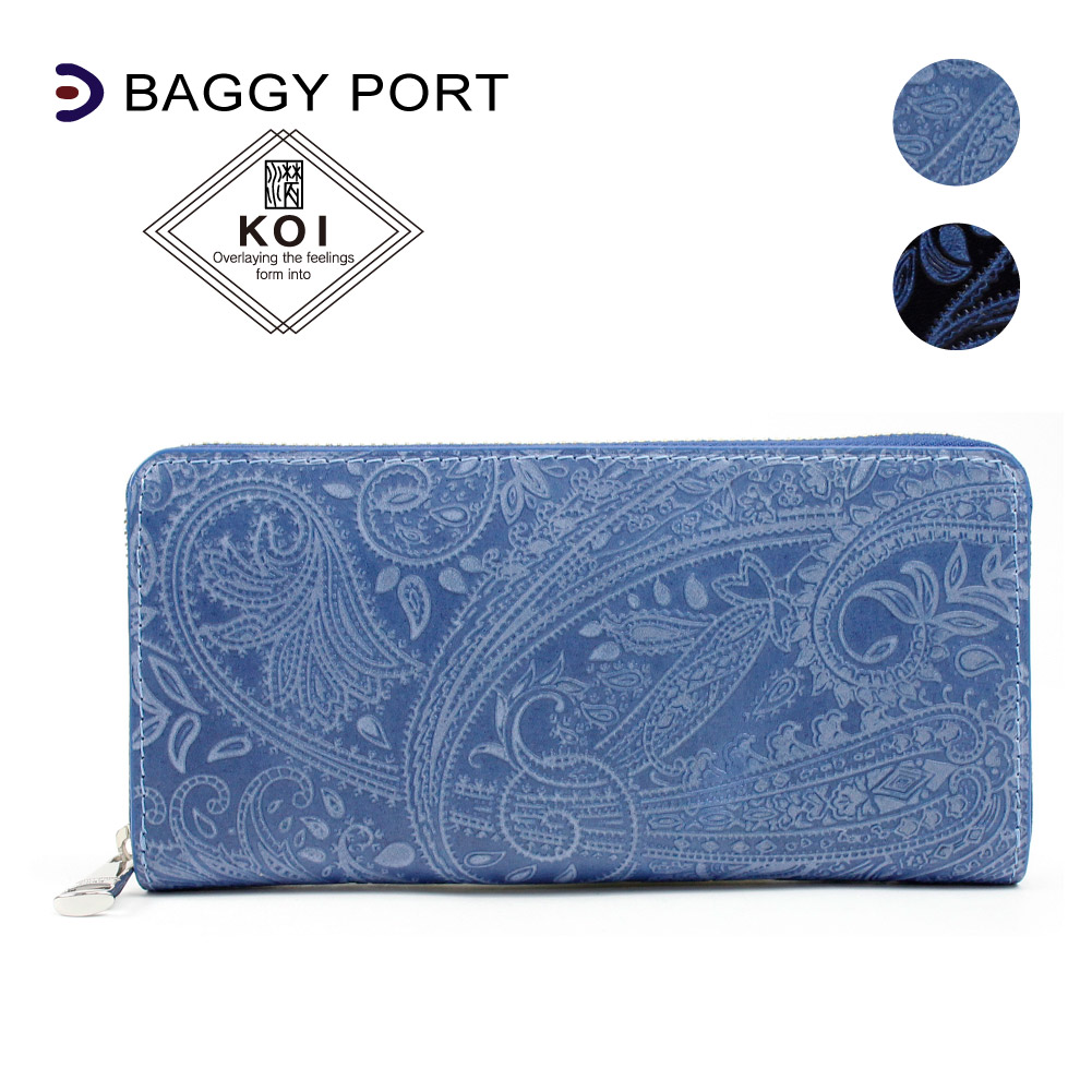 バギーポート 財布 藍染 BAGGY PORT 長財布 本革 日本製 メンズ