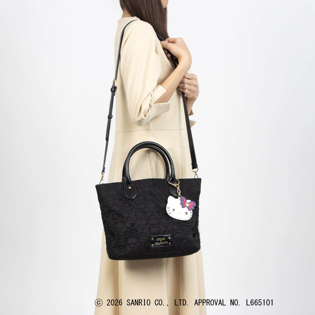 ANNA SUI キティ コラボ 2wayバッグ ANNA SUI × HELLO KITTY アナスイ×ハローキティ アナスイ キティ