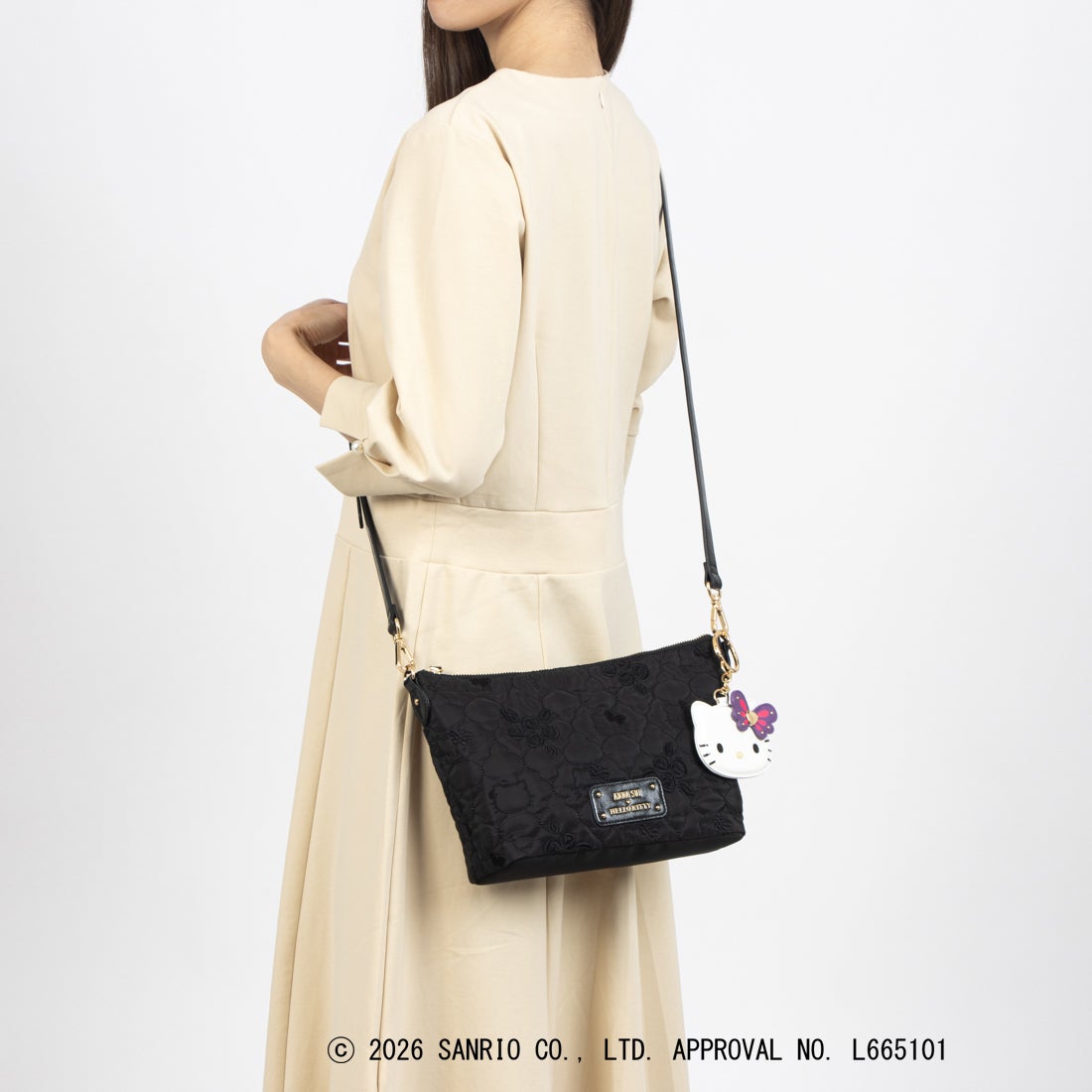 ANNA SUI ショルダーバッグ 2way サンリオ ハローキティ コラボ ANNA SUI × HELLO KITTY アナスイ×ハローキティ アナスイ キティ