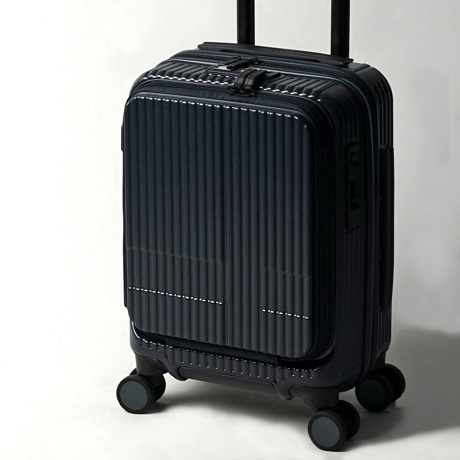 イノベーター スーツケース innovator inv30 21L SSサイズ 軽量 ジッパー フロントオープン コインロッカーサイズ 北欧 4輪  ペールトーン