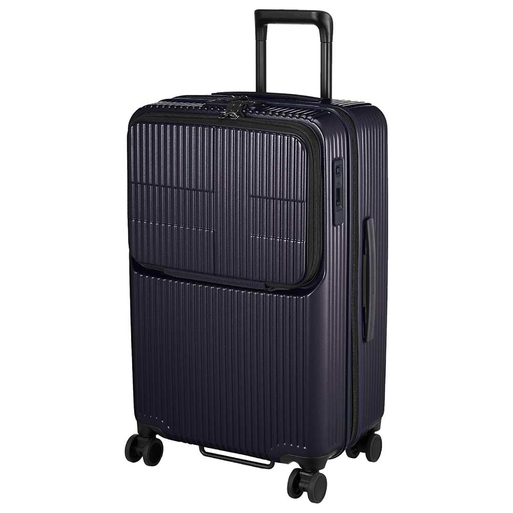 イノベーター スーツケース innovator inv60 62L Mサイズ 軽量 ジッパー キャリーケース フロントポケット キャリーバッグ 北欧 トラベル｜e-bag-morita｜09