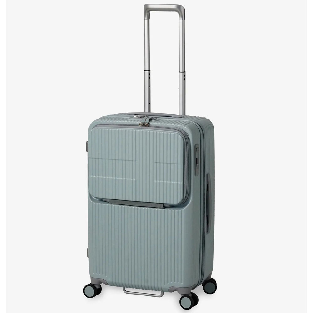 イノベーター スーツケース innovator inv60 62L Mサイズ 軽量 ジッパー キャリーケース フロントポケット キャリーバッグ 北欧 トラベル｜e-bag-morita｜04