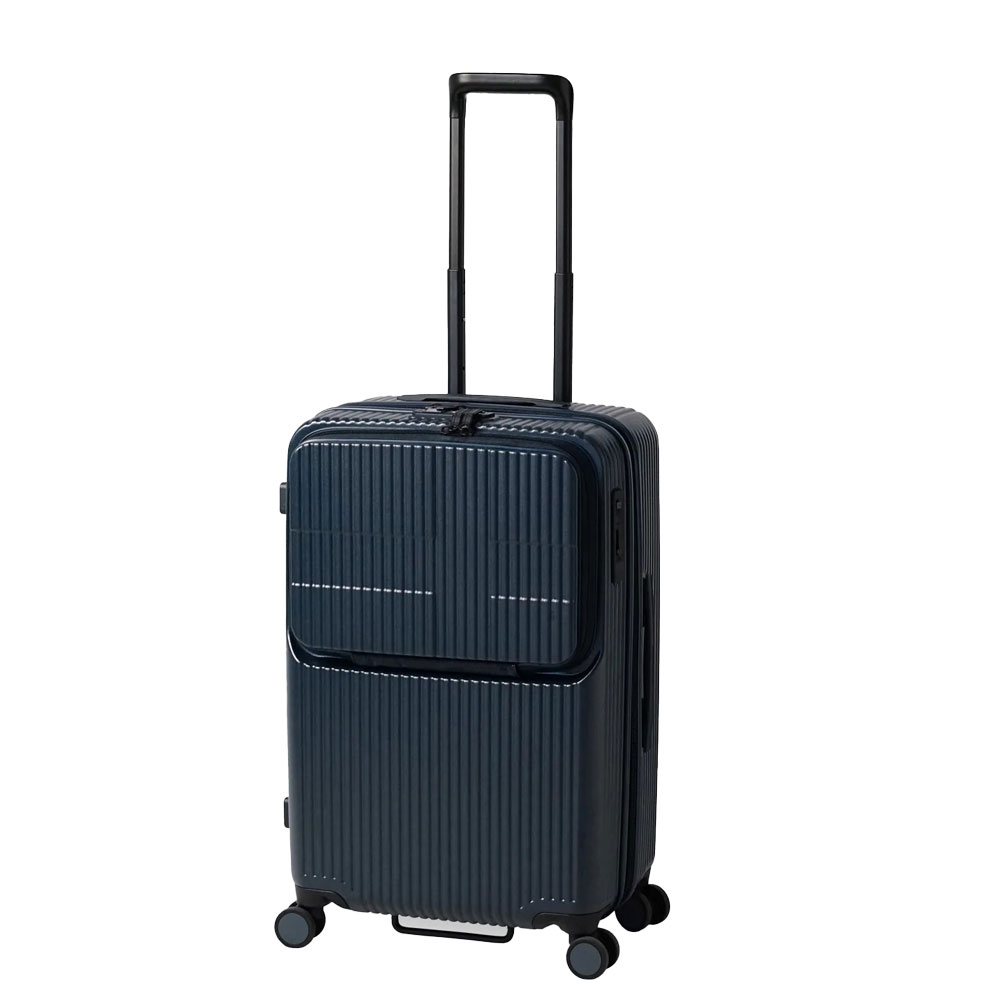 イノベーター スーツケース innovator inv60 62L Mサイズ 軽量 ジッパー キャリーケース フロントポケット キャリーバッグ 北欧 トラベル｜e-bag-morita｜03
