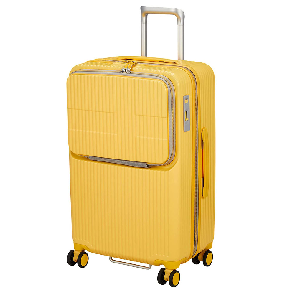 イノベーター スーツケース innovator inv60 62L Mサイズ 軽量 ジッパー キャリーケース フロントポケット キャリーバッグ 北欧 トラベル｜e-bag-morita｜10