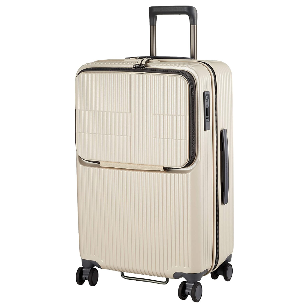 イノベーター スーツケース innovator inv60 62L Mサイズ 軽量 ジッパー キャリーケース フロントポケット キャリーバッグ 北欧 トラベル｜e-bag-morita｜12