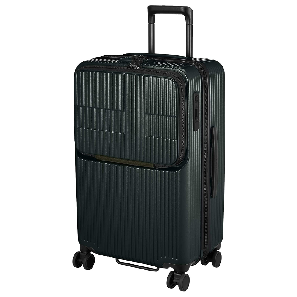 イノベーター スーツケース innovator inv60 62L Mサイズ 軽量 ジッパー キャリーケース フロントポケット キャリーバッグ 北欧 トラベル｜e-bag-morita｜08