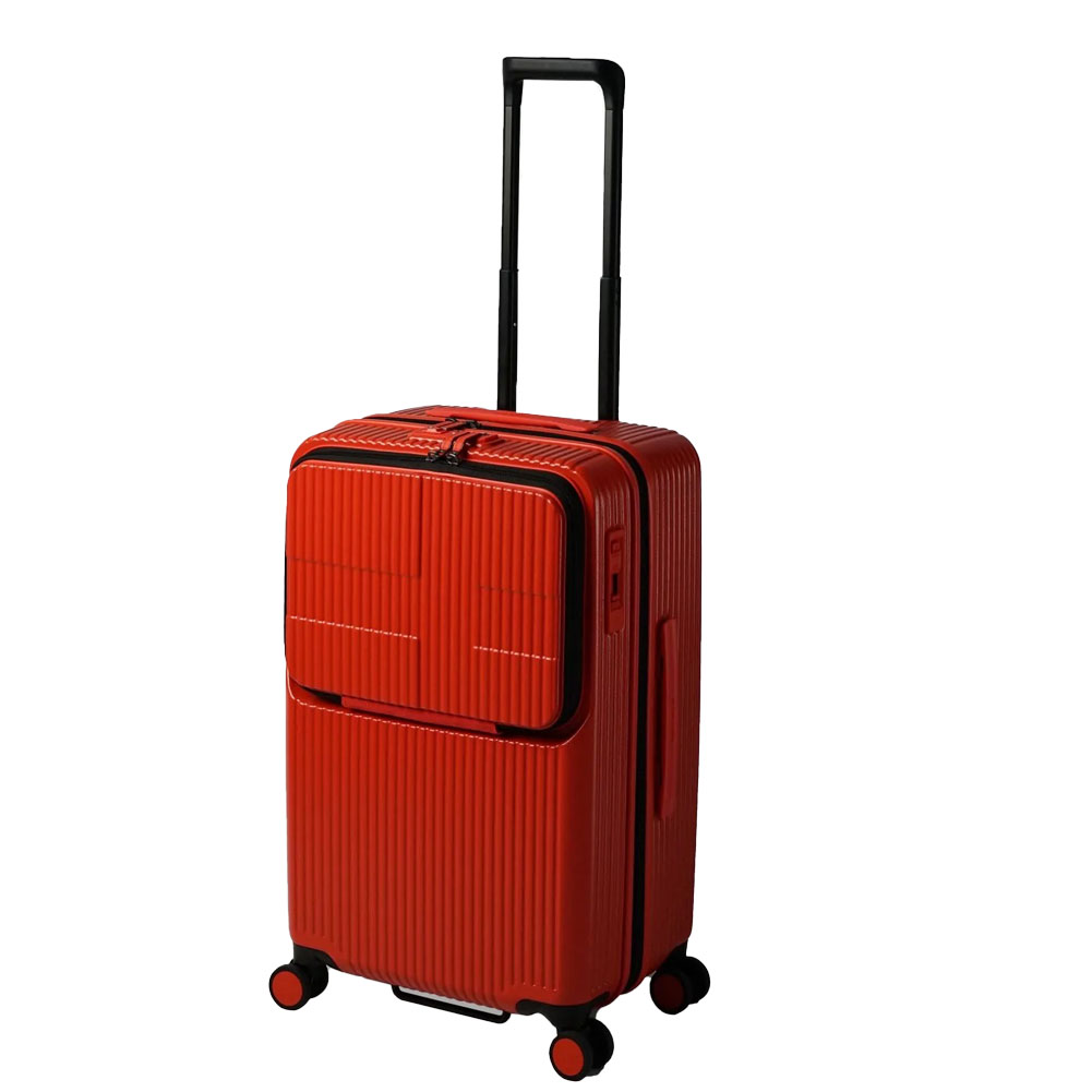 イノベーター スーツケース innovator inv60 62L Mサイズ 軽量 ジッパー キャリーケース フロントポケット キャリーバッグ 北欧 トラベル｜e-bag-morita｜13