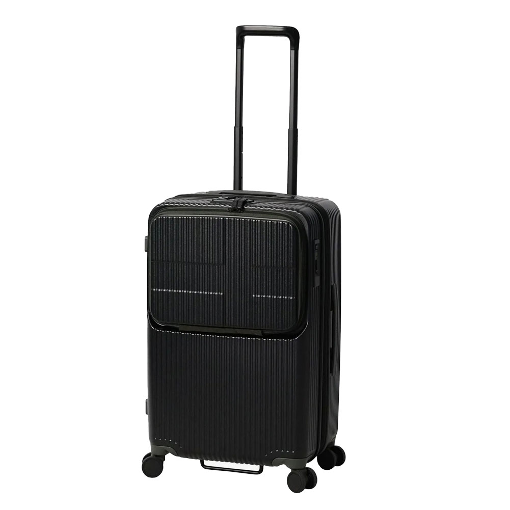 イノベーター スーツケース innovator inv60 62L Mサイズ 軽量 ジッパー キャリーケース フロントポケット キャリーバッグ 北欧 トラベル｜e-bag-morita｜02