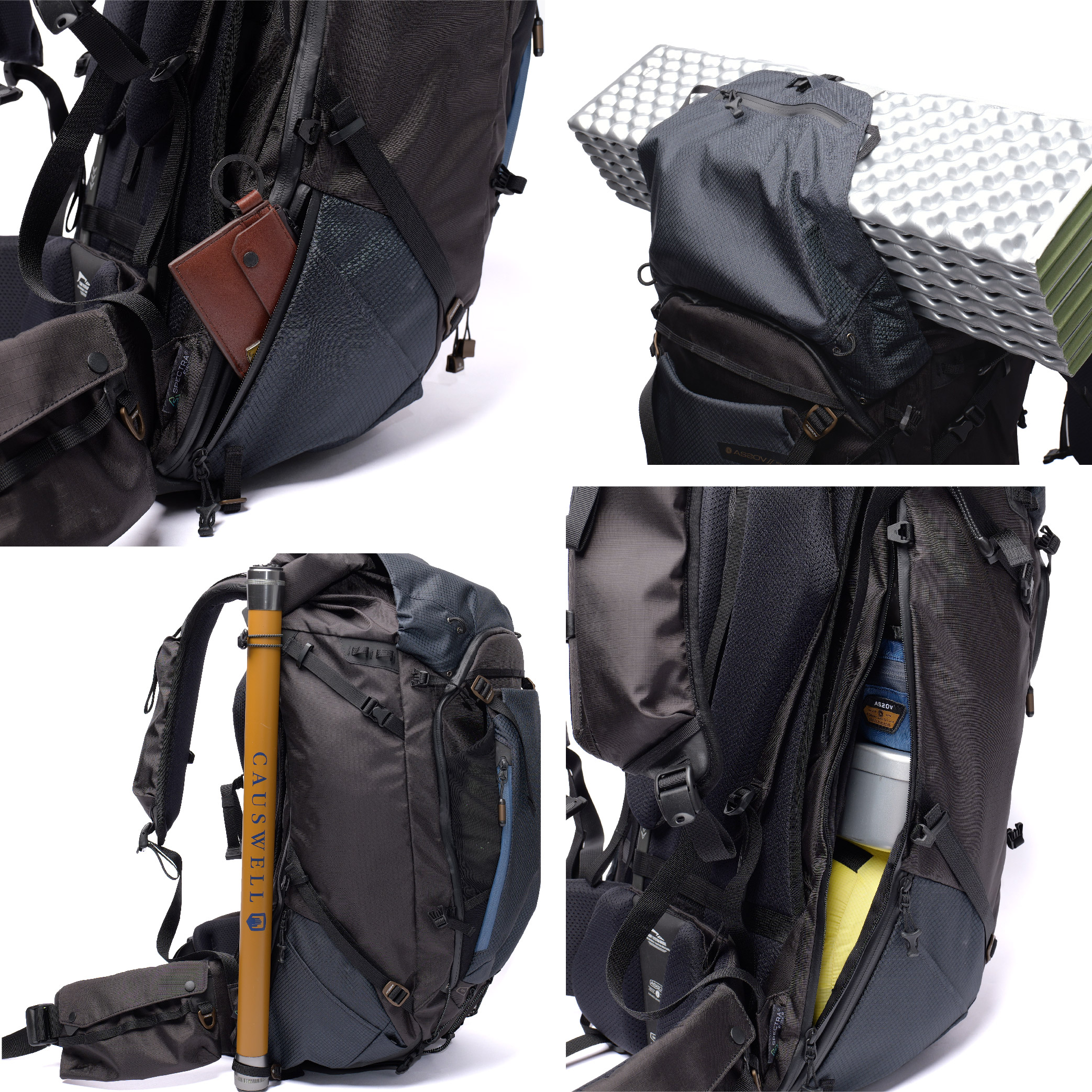 AS2OV アッソブ EPIC BACK PACK バックパック メンズ アウトドア 旅行 大容量 軽量 602400の画像
