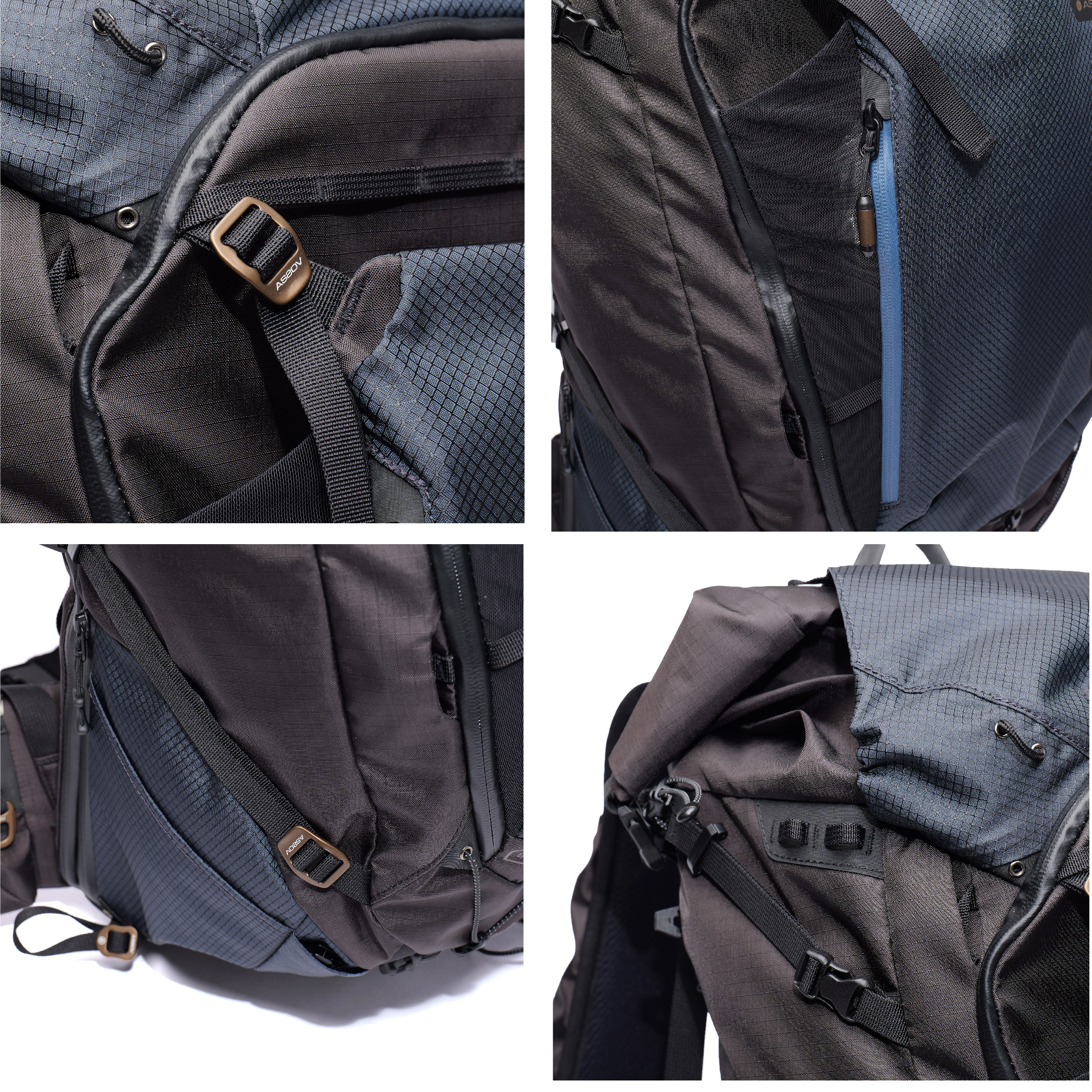 AS2OV アッソブ EPIC BACK PACK バックパック メンズ アウトドア 旅行 大容量 軽量 602400の画像
