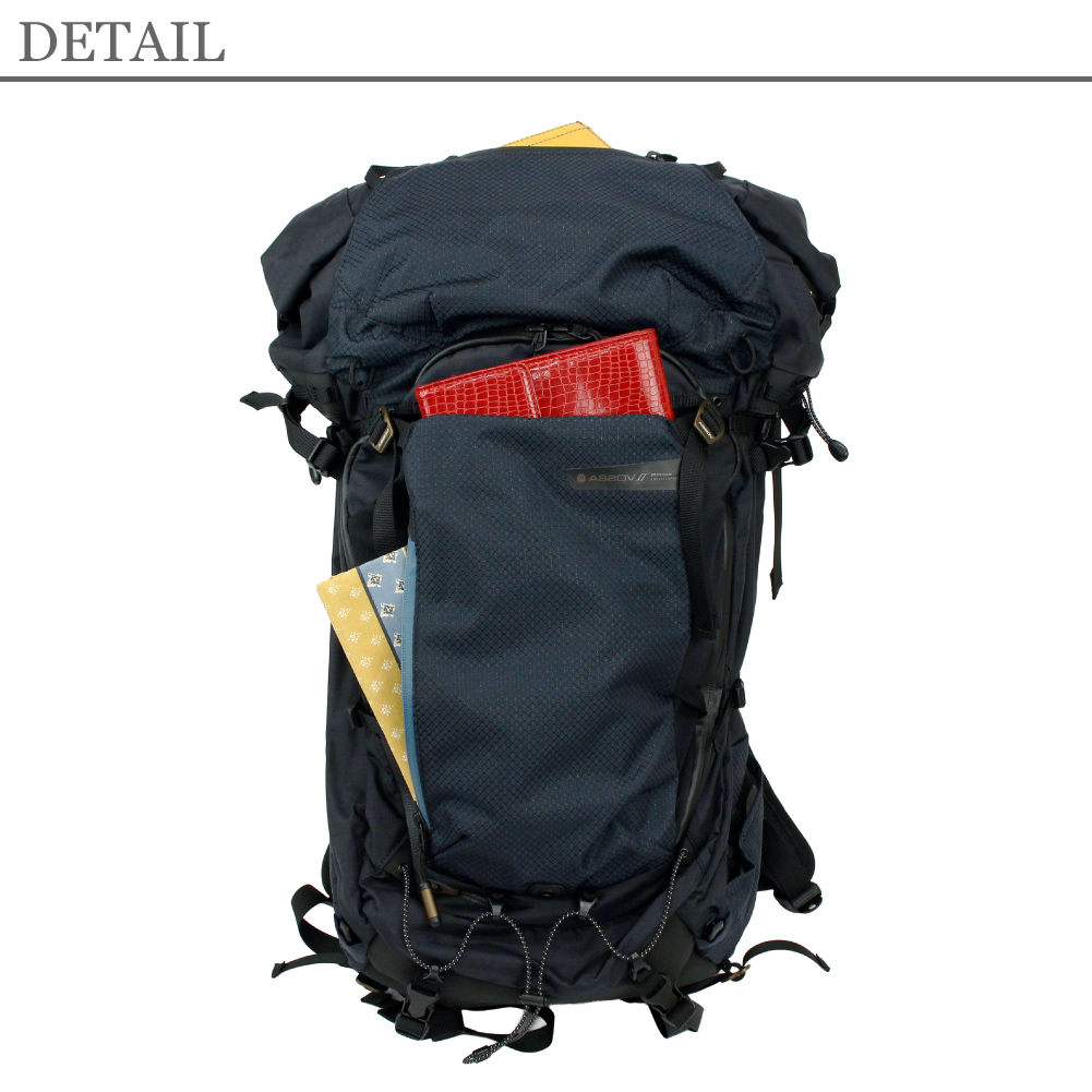 AS2OV（アッソブ） バックパック 30L アウトドア メンズ 登山 キャンプ