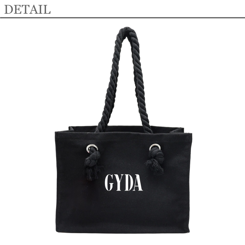 黒 GYDA ハンドバッグ GYDA（ジェイダ） トートバッグ レディース キャンバス A4サイズ PC
