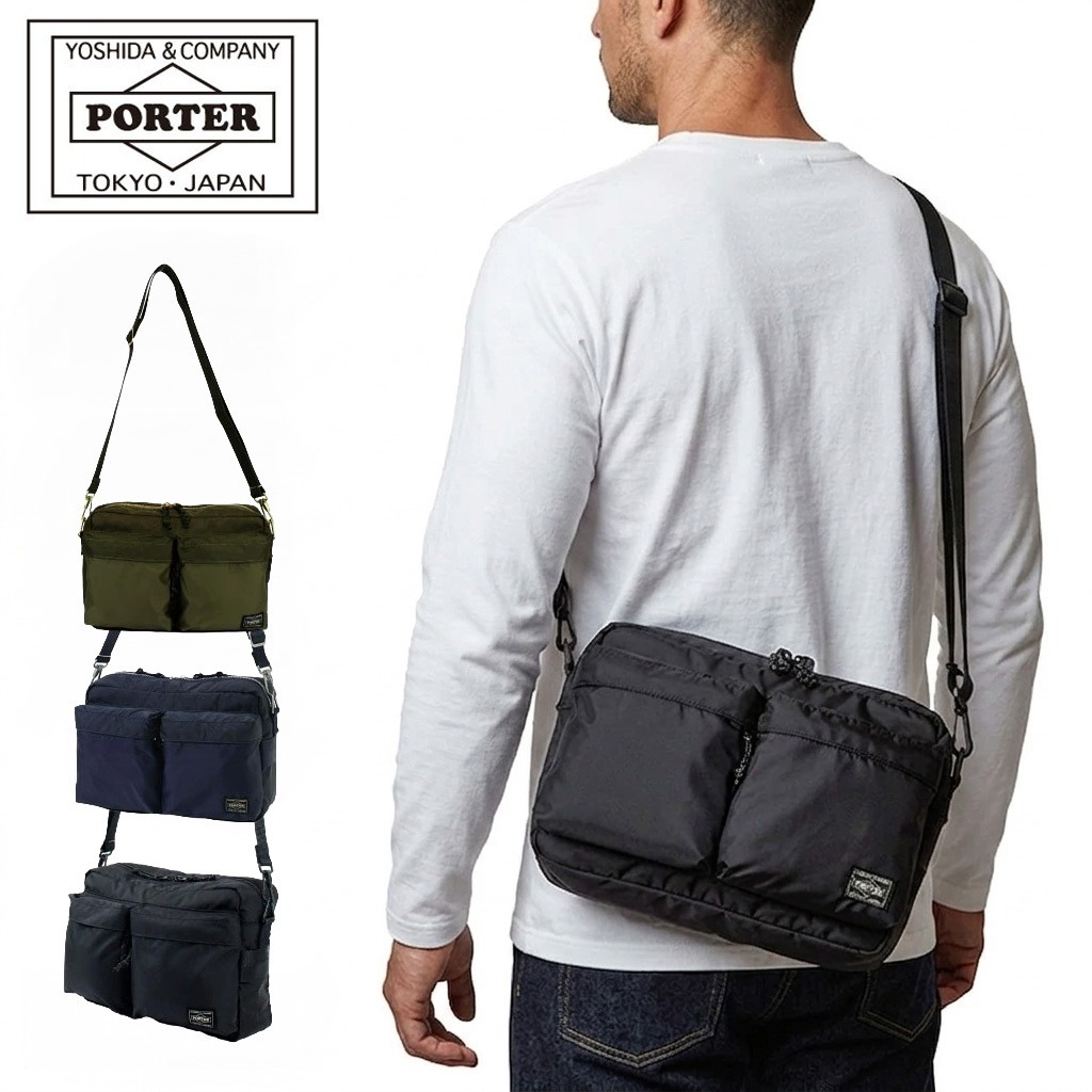 PORTER ポーター フォース ショルダーバッグ（S） ネイビー日本製 ポーター PORTER ポーター フォース ショルダーバッグ(S) 855ー05457