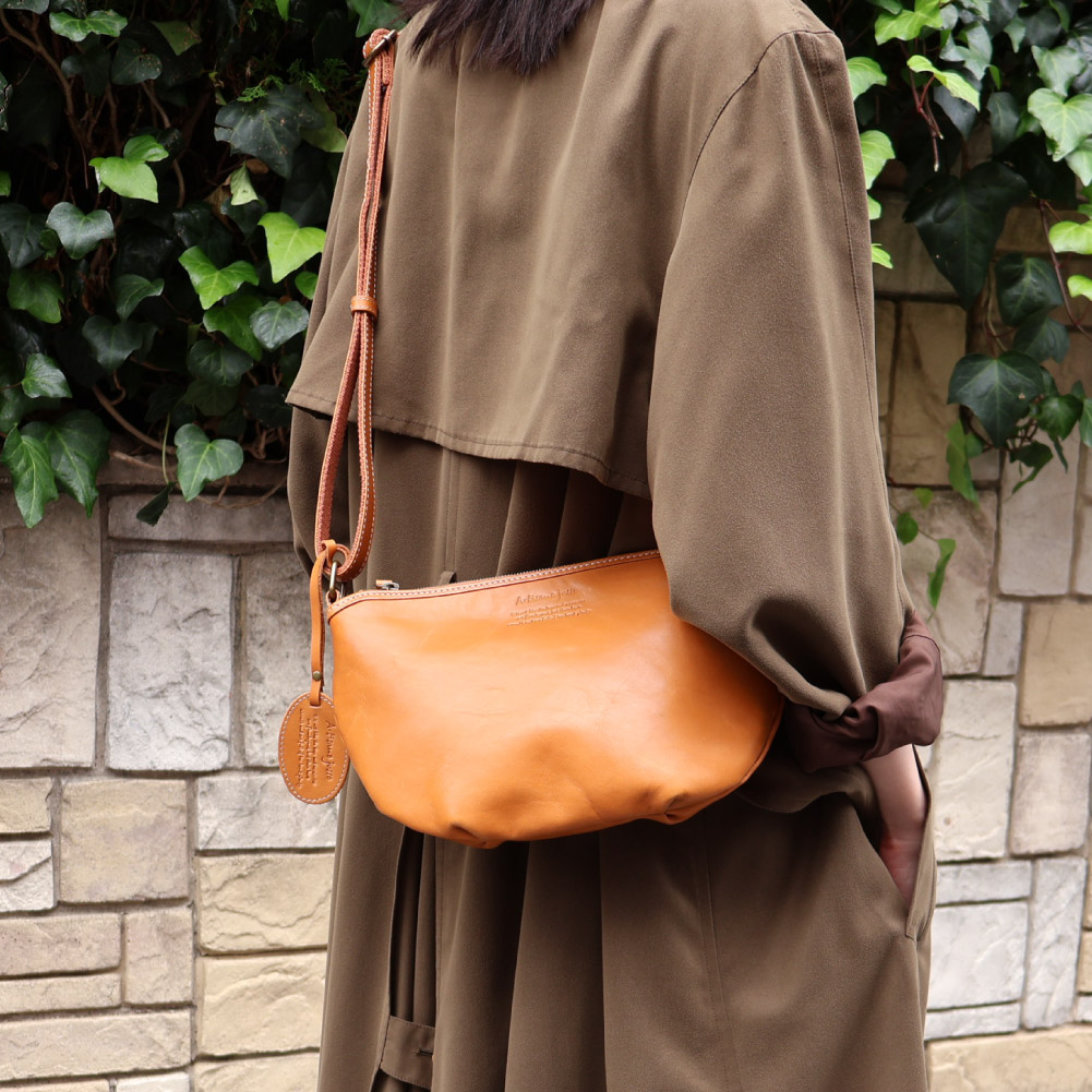 【azuページ】作家作品 網代 ショルダーバッグ【茶】夏 バッグ 網代編みバッグ ショルダーバッグ/cross body bag/ポシェット/竹かご