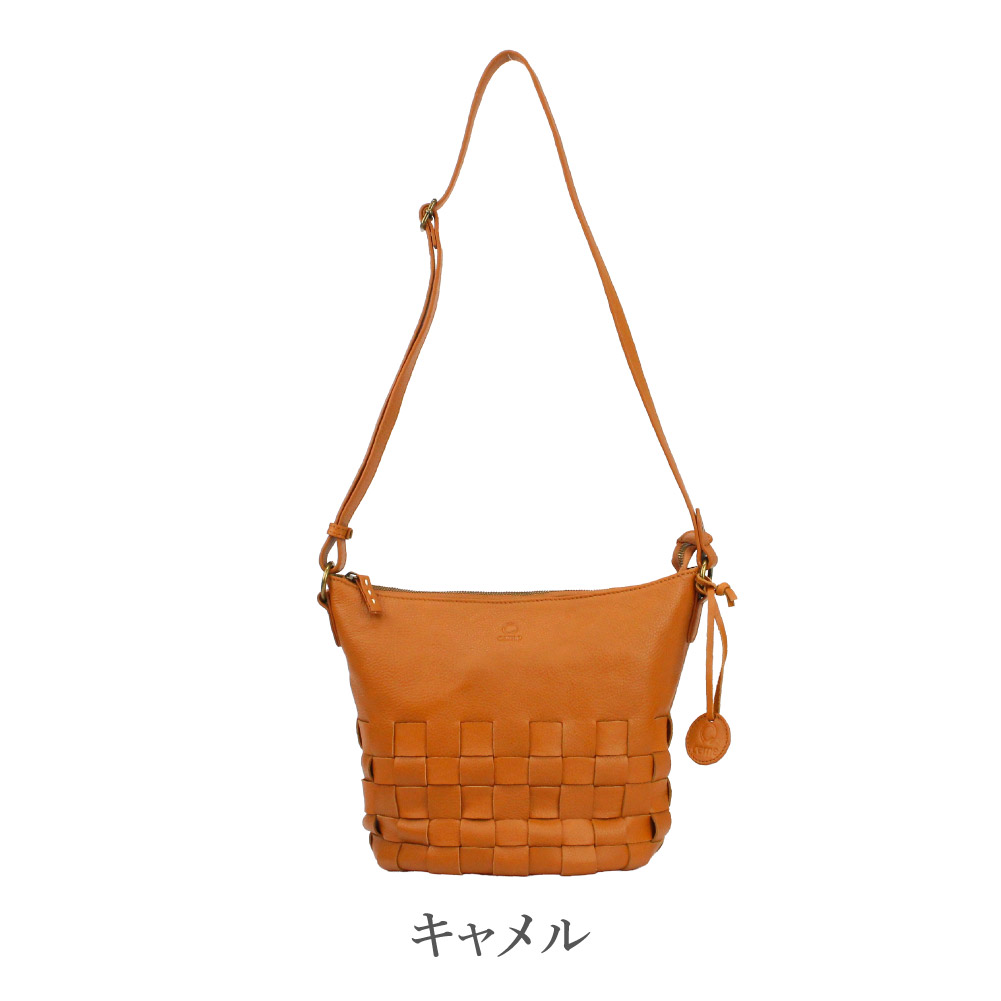 SALE 50% OFF ショルダーバッグ レディース レザー 小さめ 編み込み