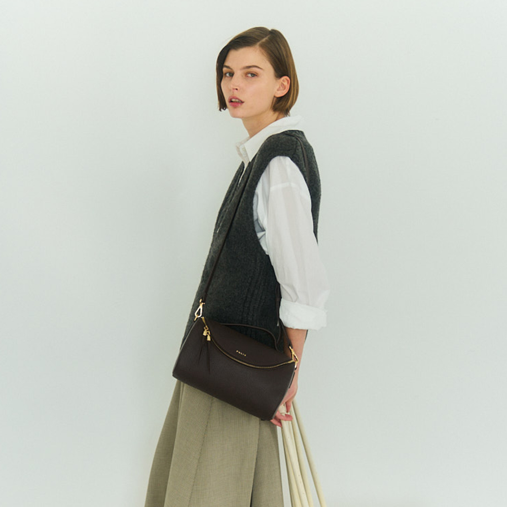 PALIO（パリオ） ショルダーバッグ レディース ブランド 革 ロール型