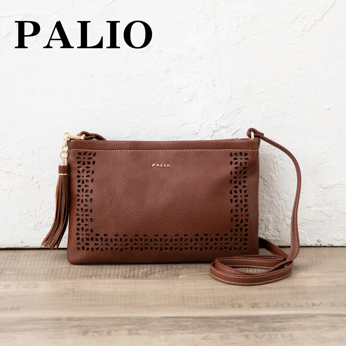 SALE 30% OFF ショルダーバッグ レディース 革 2way ブランド バッグ 使いやすい 鞄 牛革 本革 レザー PALIO Chiaro