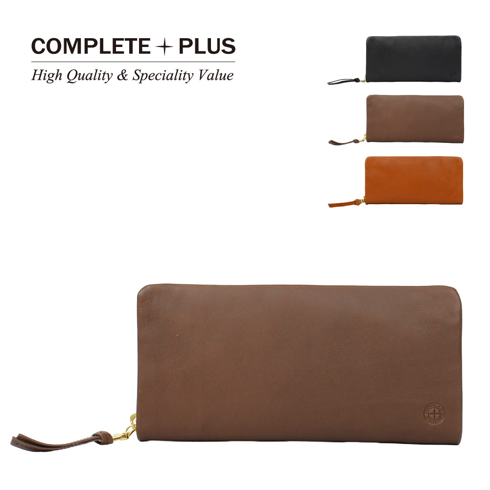 COMPLETE PLUS（コンプリートプラス） 長財布 メンズ レザー ラウンド
