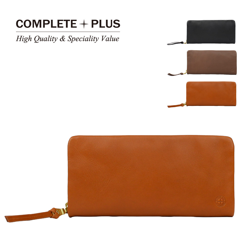 COMPLETE PLUS（コンプリートプラス） 長財布 メンズ レザー ラウンド