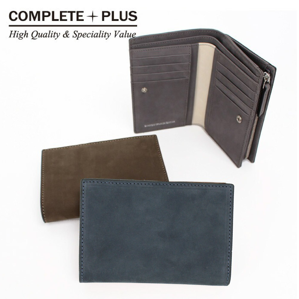 COMPLETE PLUS（コンプリートプラス） 二つ折り財布 メンズ ミディアム