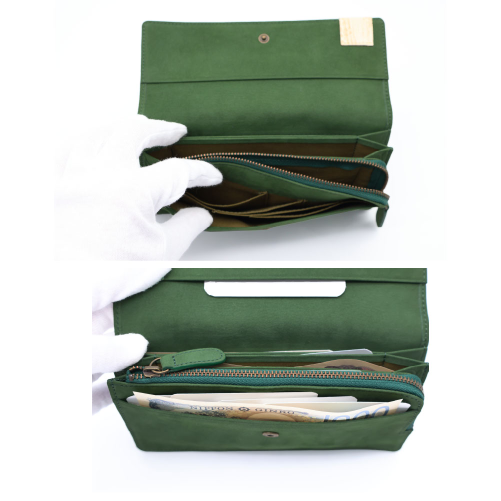 studio.s スタディオエス 長財布 レディース レザー かぶせ長財布 本革