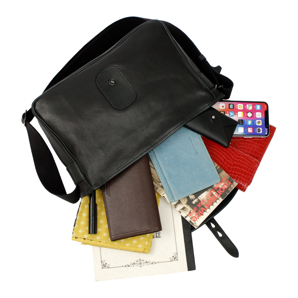 Passenger Message ショルダーバッグ メンズ レザー 斜め掛け 本