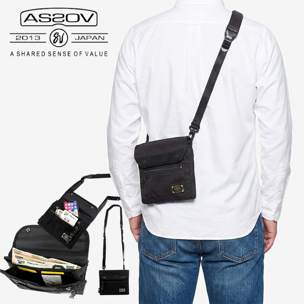 AS2OV（アッソブ） お財布ショルダー 061324 バリスティックナイロン
