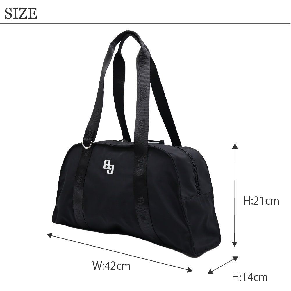 GYDA（ジェイダ） 【予約】GYDA ボストンバッグ 可愛いバッジ付き