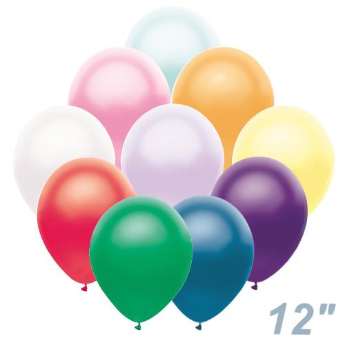 天然ゴム風船　12インチ(30cm)　パールカラー(100ヶ)　風船のみ｜e-balloon｜02