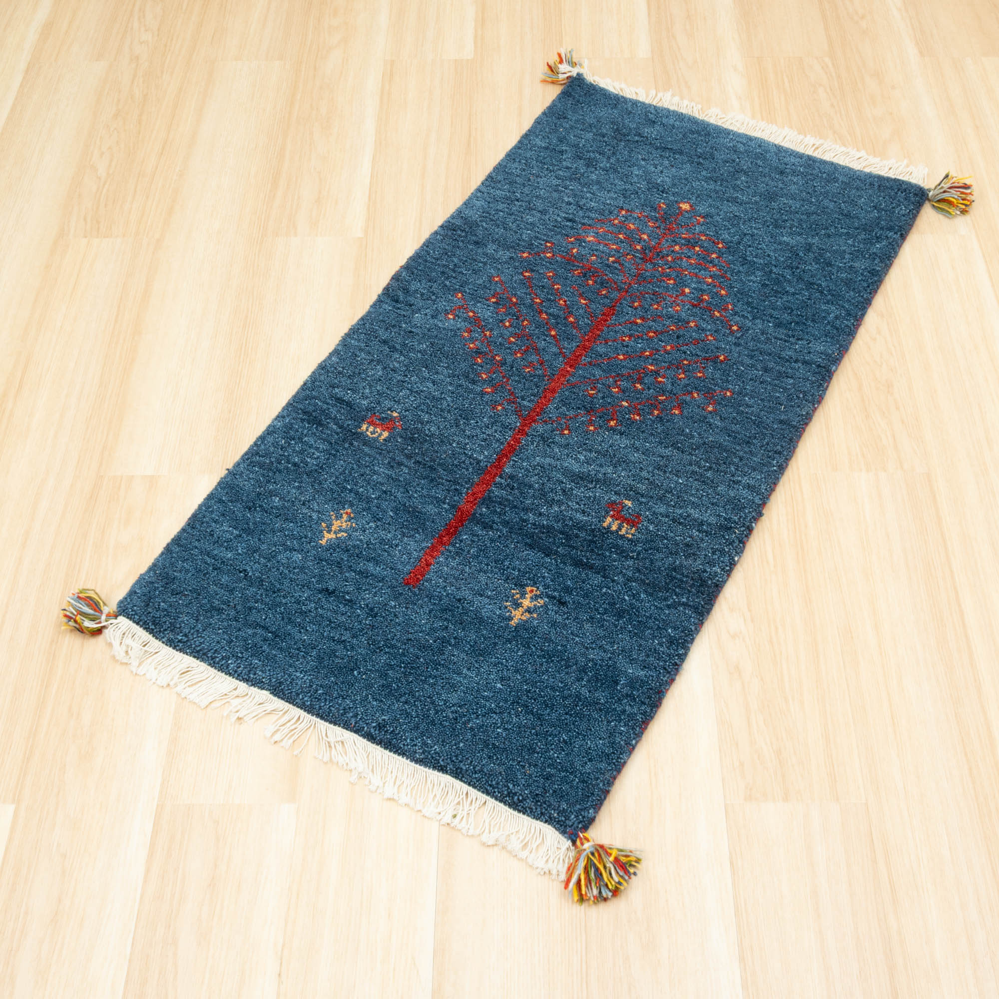 ラグ ギャッベ 60x120cm 高級手結び 秋 冬 快適 ウール ハンドノット GABBEH 座布団 チェアパッド おしゃれ オールシーズン 調湿機能 絨毯 柔らかい 暖かい | EーBLIND | 14