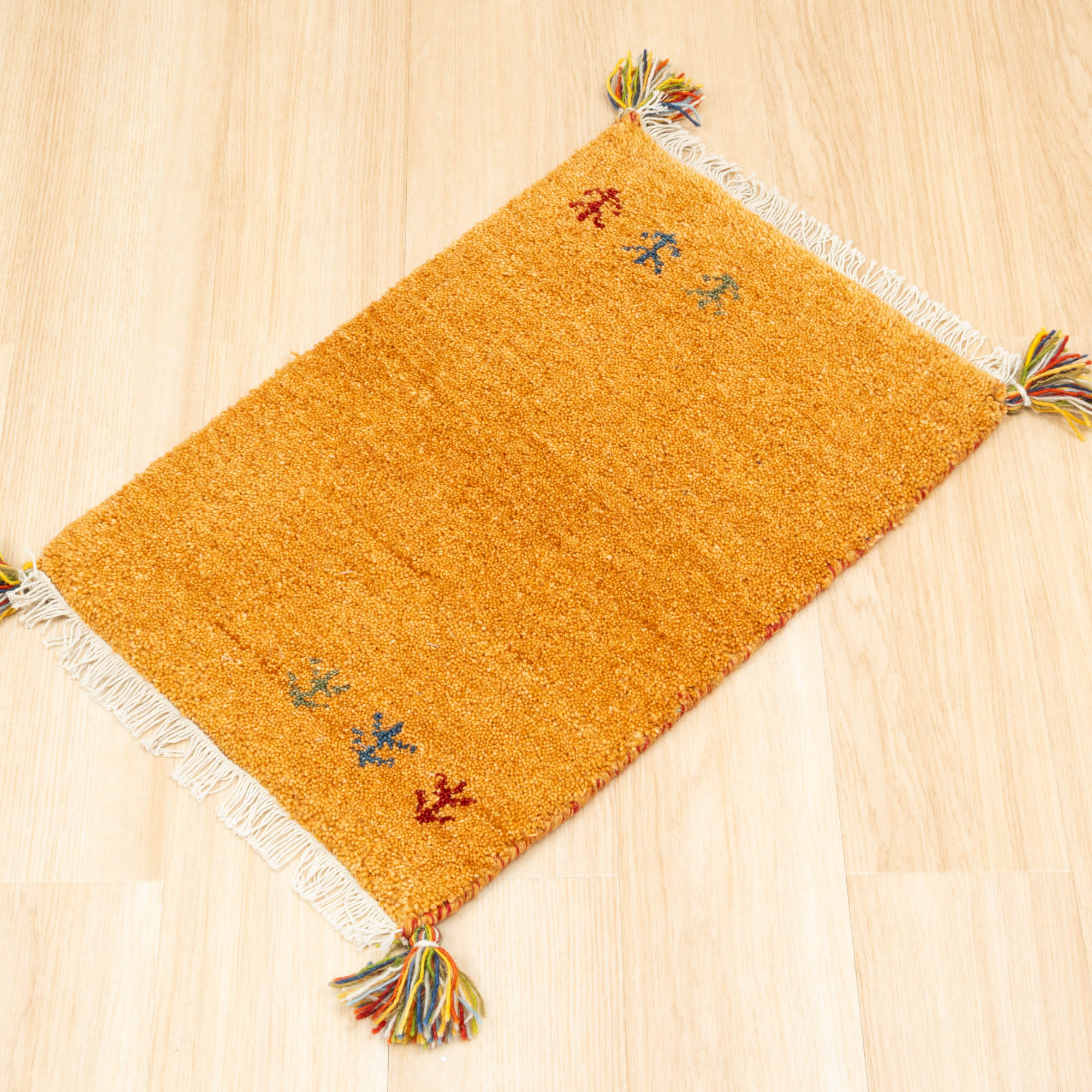 ラグ ギャッベ 40x60cm 高級手結び 秋 冬 快適 ウール ハンドノット GABBEH 座布団 チェアパッド おしゃれ オールシーズン 調湿機能 絨毯 柔らかい 暖かい | EーBLIND | 16