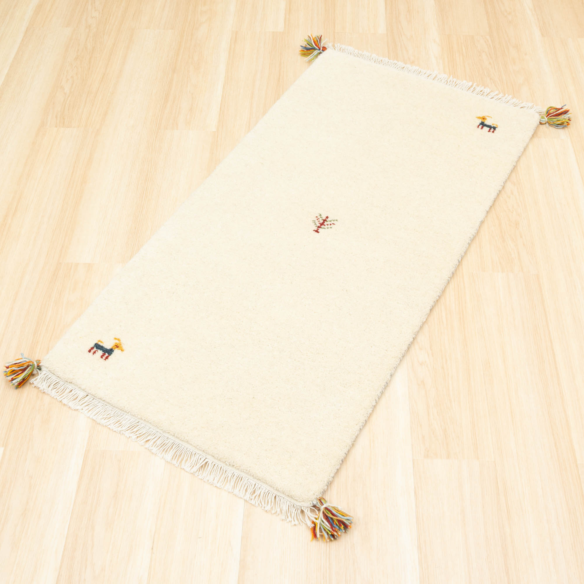 ラグ ギャッベ 60x120cm 高級手結び 秋 冬 快適 ウール ハンドノット GABBEH 座布団 チェアパッド おしゃれ オールシーズン 調湿機能 絨毯 柔らかい 暖かい | EーBLIND | 06